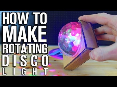 How To Make Rotating Disco Light