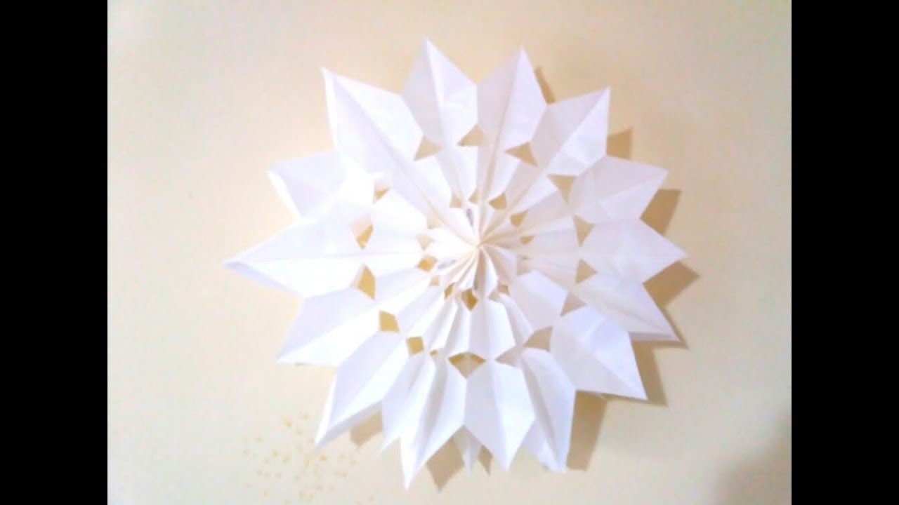 How to make snowflake from paper bag ❄ Christmas snowflake | DIY snowflake making idea ❄ Wall decor
