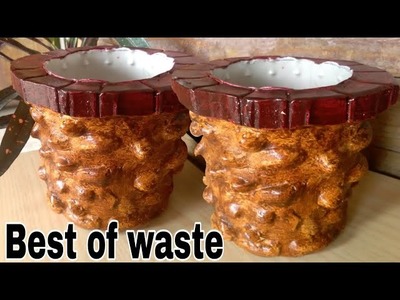 How to make stone style pot very easy