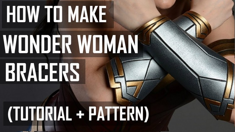 How to make Wonder Woman bracer (tutorial)