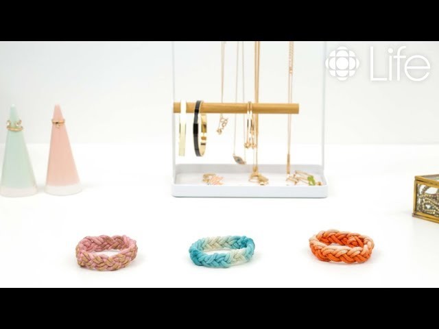 How to Make Woven Ombré Bracelets | CBC Life