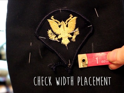 How to Sew on a Uniform Patch