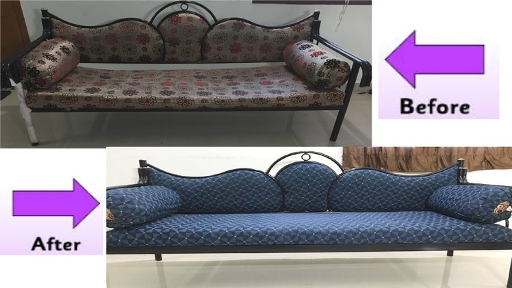 How to Turn Your Old Sofa into New Sofa with Waste material || How to repair your old sofa at home