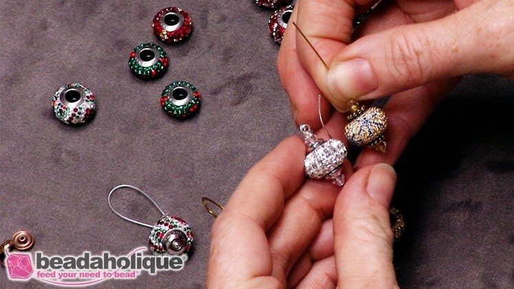 How to Use Bead Aligners with Large Hole Beads to Make Earrings