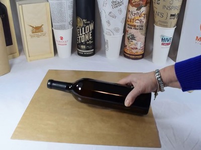 How to wrap a wine bottle By PPOVA.com