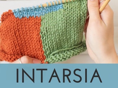 Intarsia Knitting Tutorial - Vertical Colorwork for Beginners