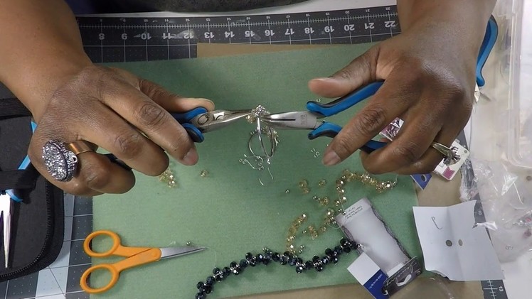Jewelry Making tutorial! How to make easy beaded chandelier earrings
