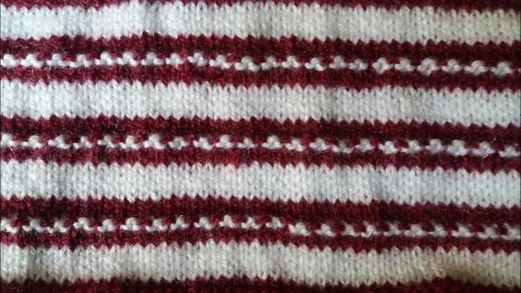 Knitting for beginners #11 ( new born baby sweater knitting design )- part -1
