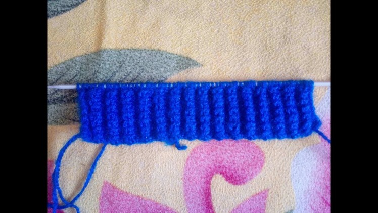 Knitting Single colour cardigan. border design very easy (hindi )