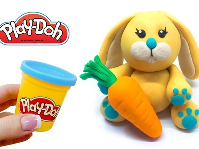 Learn Colors. Play Doh Funny Bunny. How to make Toys out of Play Doh Clay. Learn Colors.