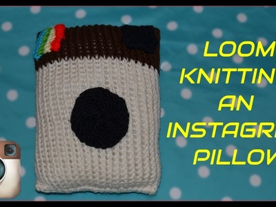 Loom Knitting A Instagram Pillow