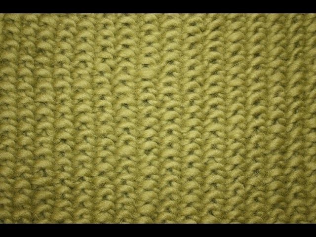Loom knitting: seed stitch on a knitting loom