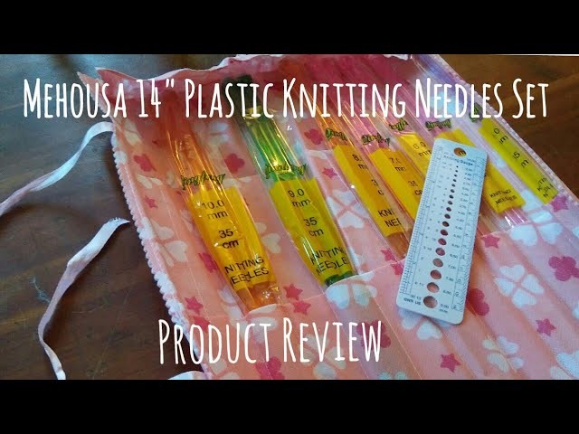 Mehousa 14” Plastic Knitting Needles Set Review