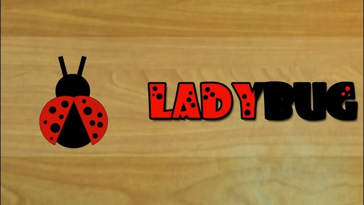 Paper Crafts for Kids - How to Make Ladybug ?  | قص ولصق للأطفال - كيف نصنع خنفساء بالورق؟