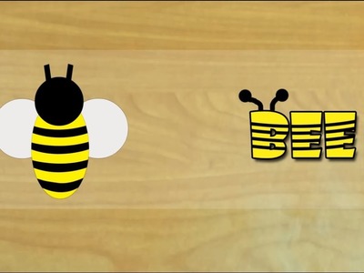 Paper Crafts for Kids - How to Make Bee ? (Very Easy) | قص ولصق للأطفال - كيف نصنع نحلة بالورق؟