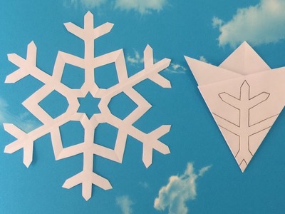 Paper Snowflake #01 | How To Make A Paper Snowflakes Step by Step Tutorial