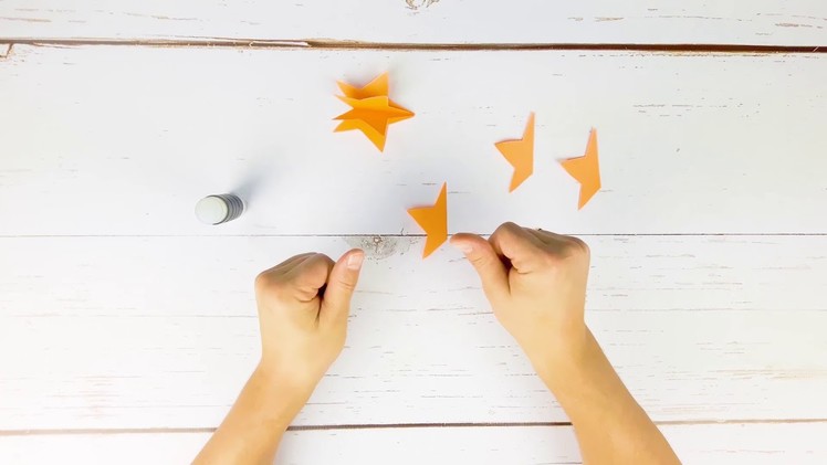 Paper Star Making for Christmas Decorations - How To Make