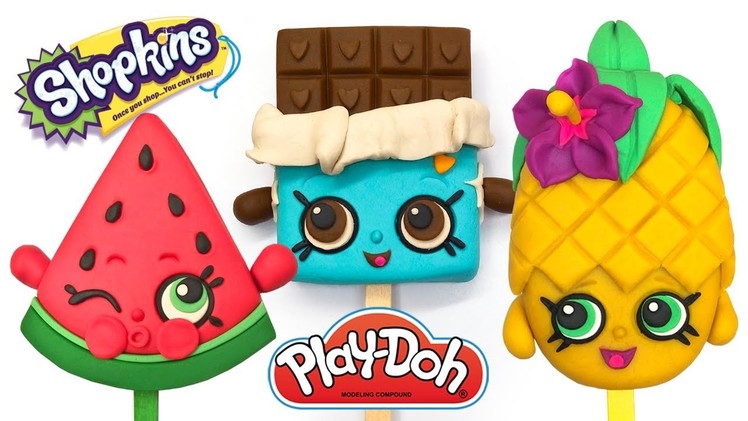 Play Doh How to Make Shopkins. Play Doh Toy Shopkins Collection. DIY. Art and Craft for Kids