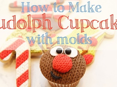 Quick Demonstration of How to Make a Rudolph the Red Nose Reindeer cupcake