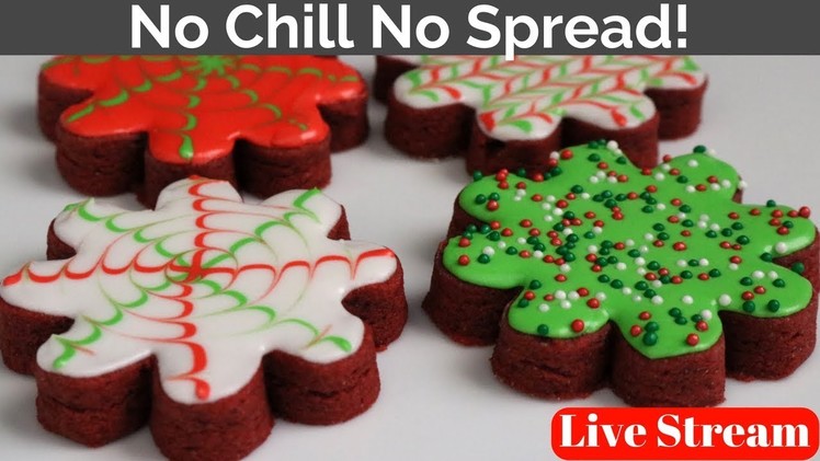 Red Velvet Sugar Cookies How to Live Stream