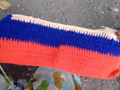 Scarf Making Step by Step Knitting Woolen Muffler Pinnuvathu Eppadi