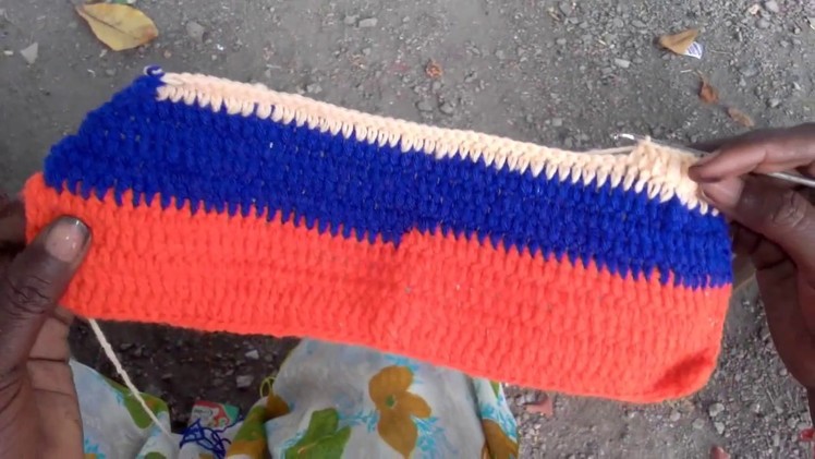 Scarf Making Step by Step Knitting Woolen Muffler Pinnuvathu Eppadi
