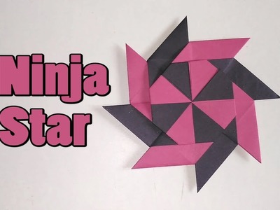 Transforming Ninja Star || How to make a Paper Star || Ninja Star || Origami Easy || Paper Crafts
