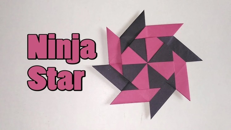 Transforming Ninja Star || How to make a Paper Star || Ninja Star || Origami Easy || Paper Crafts