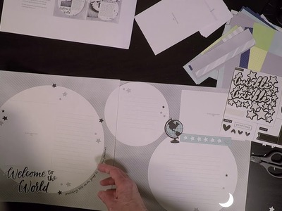 A Baby Boy Scrapbook Album How To Using CTMH Cut Above