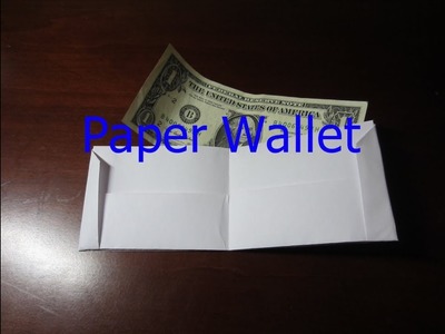 Cool things to Make Out of Paper (Part 3) Paper Wallet| Video Bros