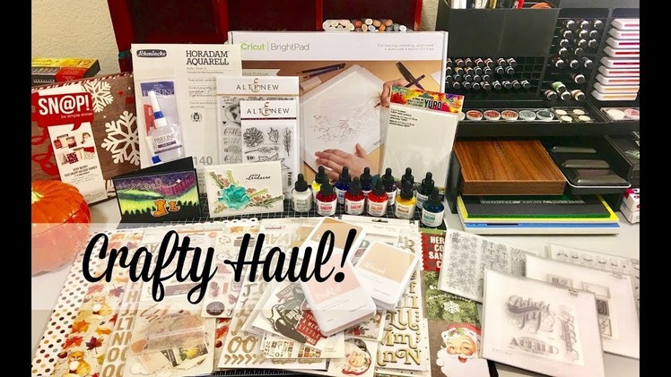 Crafty Haul~Scrapbook.com, Amazon, Jackson's Art Supply, CTMH