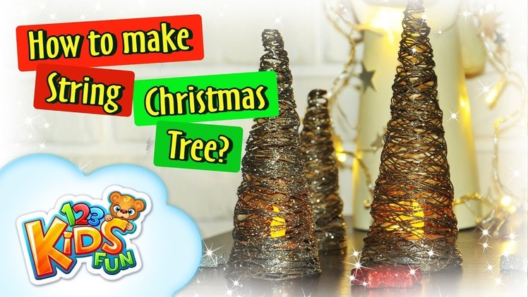 DIY by Creative Mom - How to Make perfect String Christmas Tree