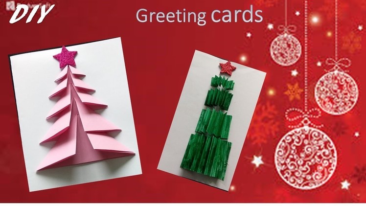 Diy christmas Greeting cards | kids crafts | handmade | christmas greeting cards easy | paper crafts