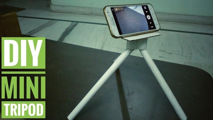 Diy foldable tripod stand from paper