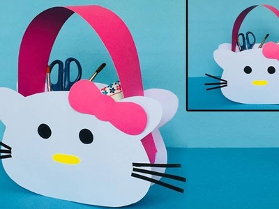 DIY Hello Kitty Paper Bag | How to Make a Paper Bag | Easy and Cute Paper Gift Bag