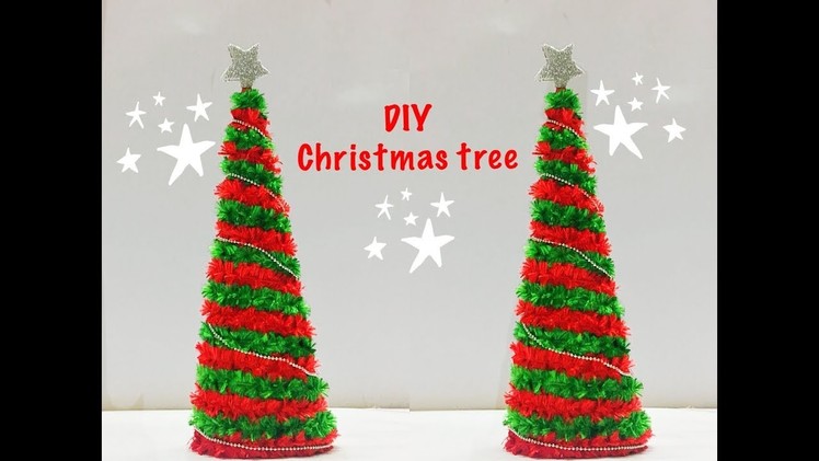 DIY: How to make Christmas tree.Christmas decorations