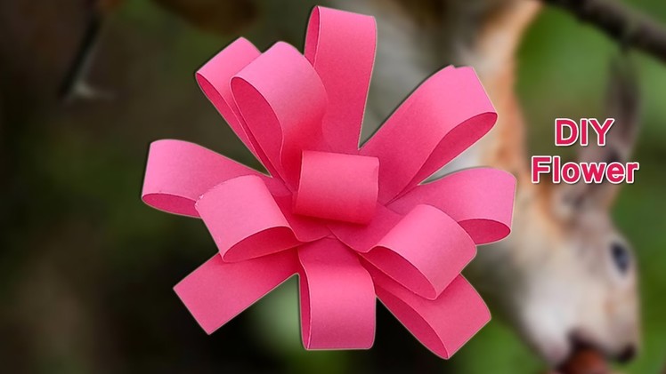 Diy Paper Flowers For Christmas Gifts Ideas | Easy Paper Crafts