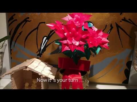 DIY Paper Poinsettia