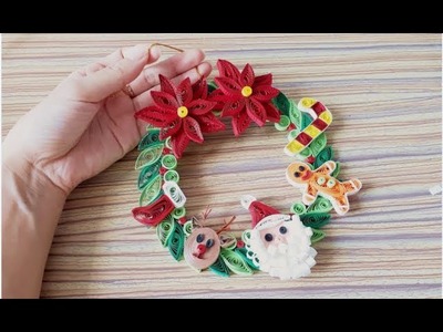 DIY Paper Quilling -Christmas Decoration -  Christmas design 35