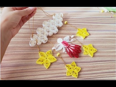 DIY Paper Quilling -Christmas Decoration - Easy & Simple  Christmas design 36