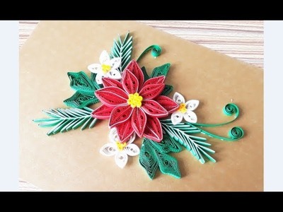 DIY Paper Quillings -Christmas Card - Easy & Simple  Christmas design 33