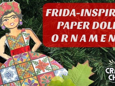 Frida Inspired Paper Doll Ornaments