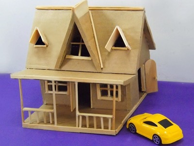 How to Make a Miniature Cardboard House #23 | Easy and Simple
