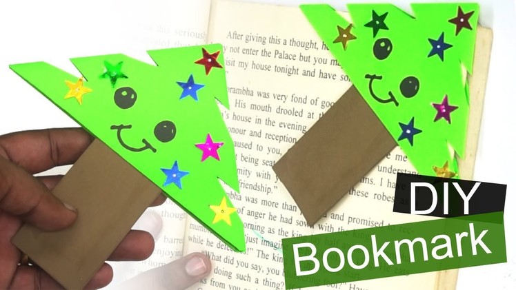 How to make a paper Christmas Tree Bookmark ???? | Paper Crafts DIY - Easy Christmas DIYs