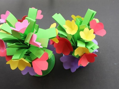 How To Make a Paper Flowers | Making Paper Flowers Step by Step | DIY-Paper Crafts