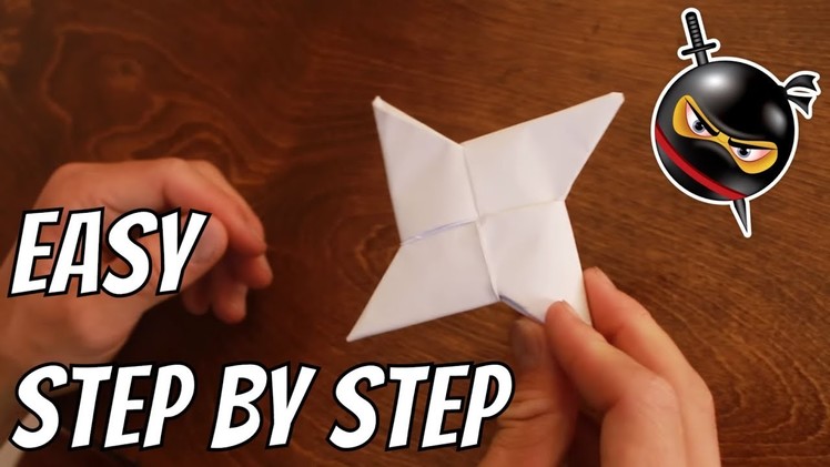 How To Make A Paper Ninja Star EASY!