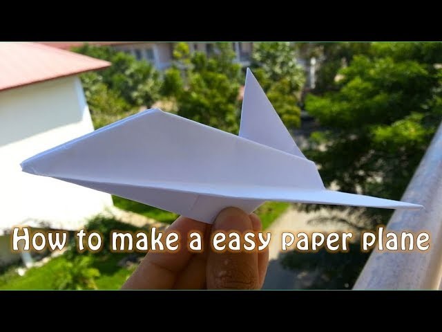 How to make a paper plane - easy and beauty from Asia by A4 paper