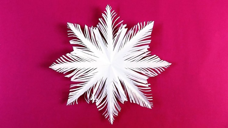 How to make a snowflake out of paper | Make snowflakes out of paper