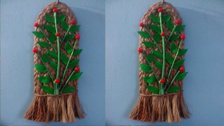 How to make  a wall hanging  of waste things.DIY  wall decor ideas.