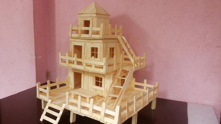 How to make Amazing House from Popsicle Stick